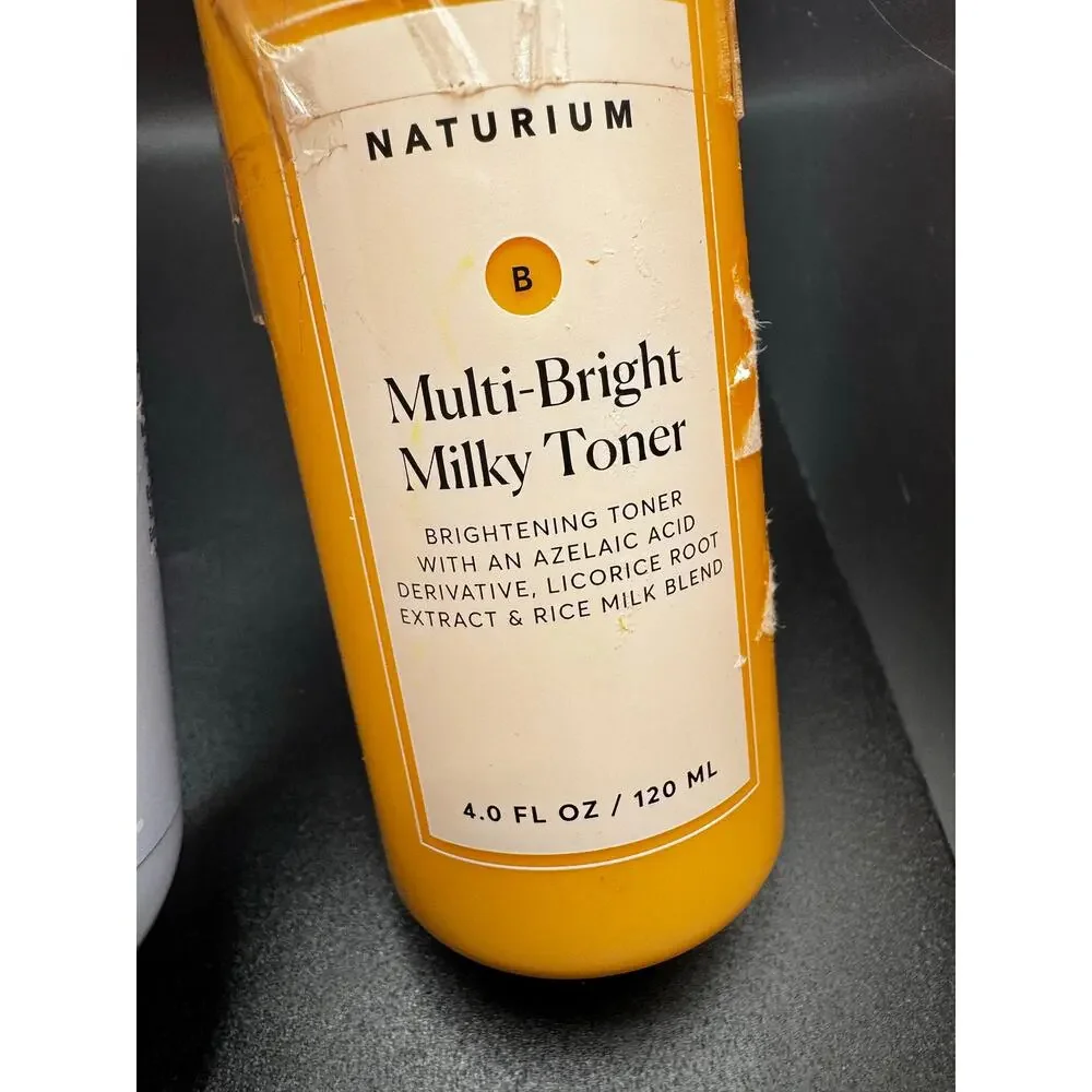 NWT Naturium SET Barrier Bounce Mist(3.4oz) & Multi-Bright Milky Toner(4oz) - Picture 3 of 4